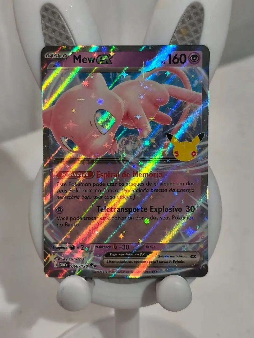 CARTA MEW EX POKÉMON  - Foto 2