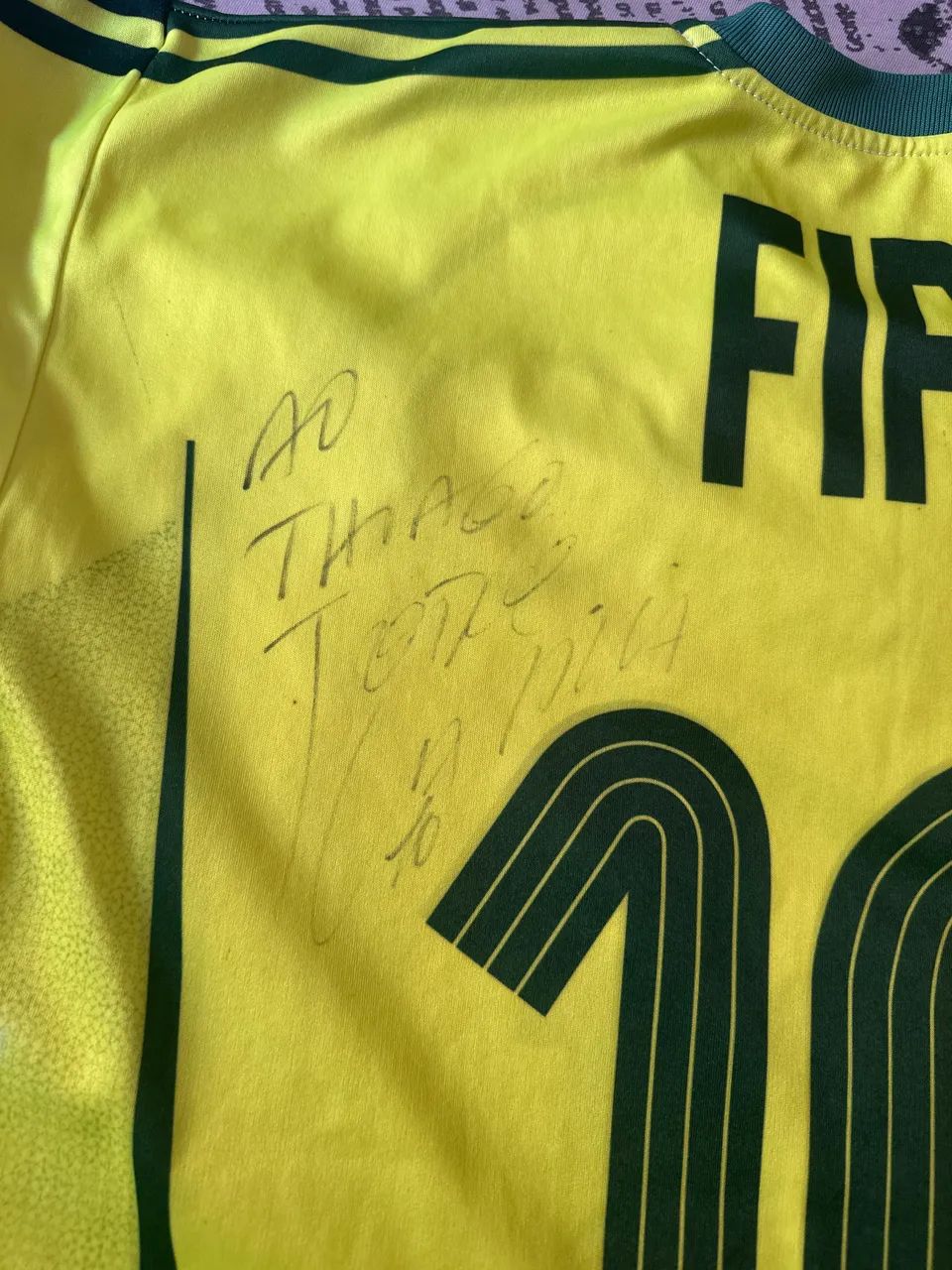 Camiseta Palmeiras Autografada - Marcos, Valdivia e + - Foto 4