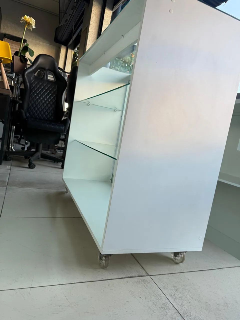 Balcão vitrine 102 x45 x110 largura - Foto 5