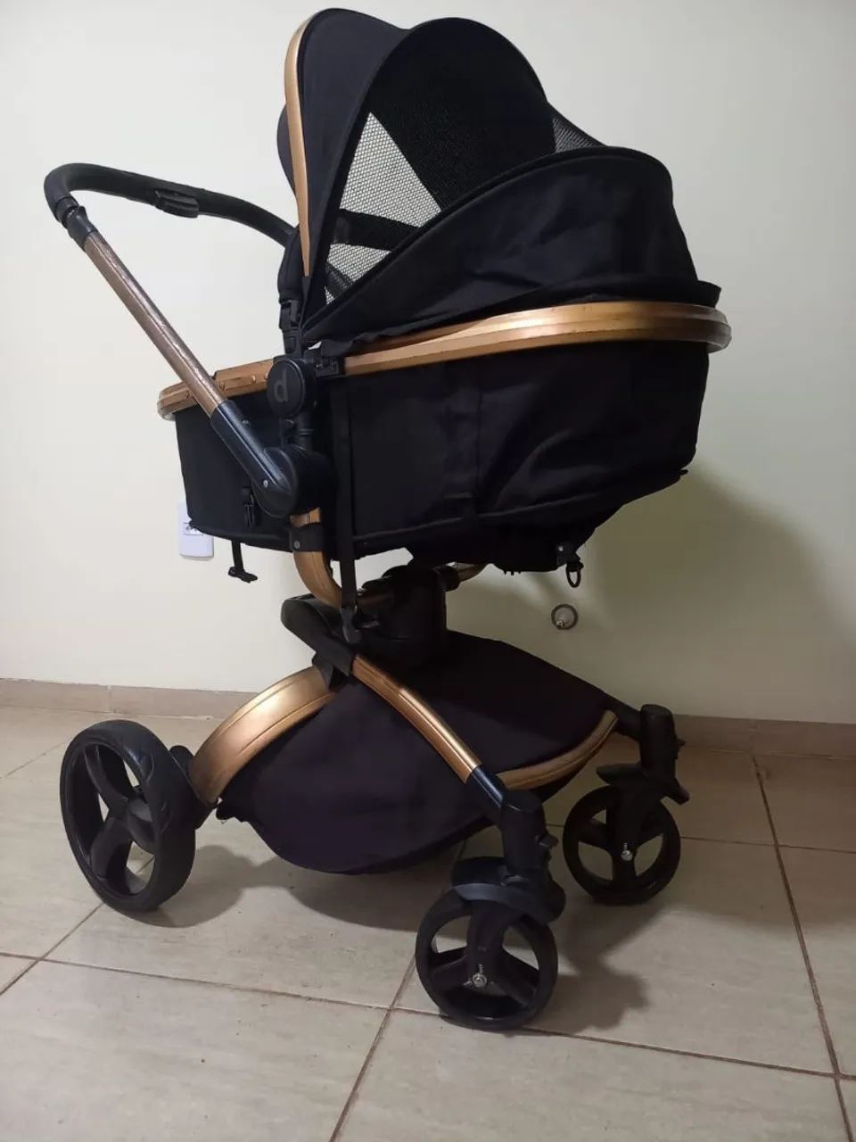 Carrinho de bebe e bebe conforto Galzerano  - Foto 3