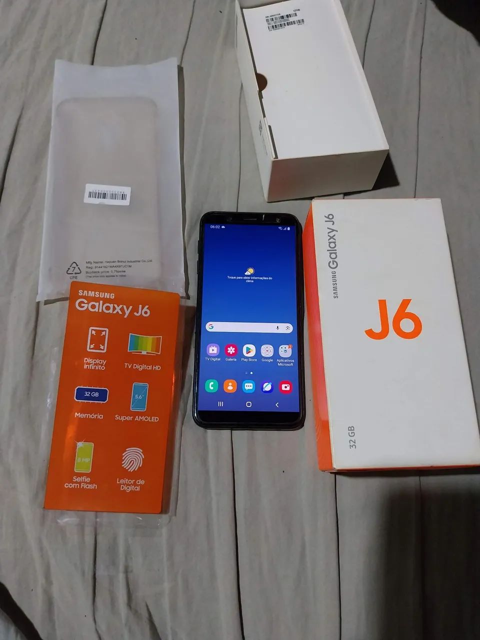 Celular Samsung  J6  na caixa  - Foto 2