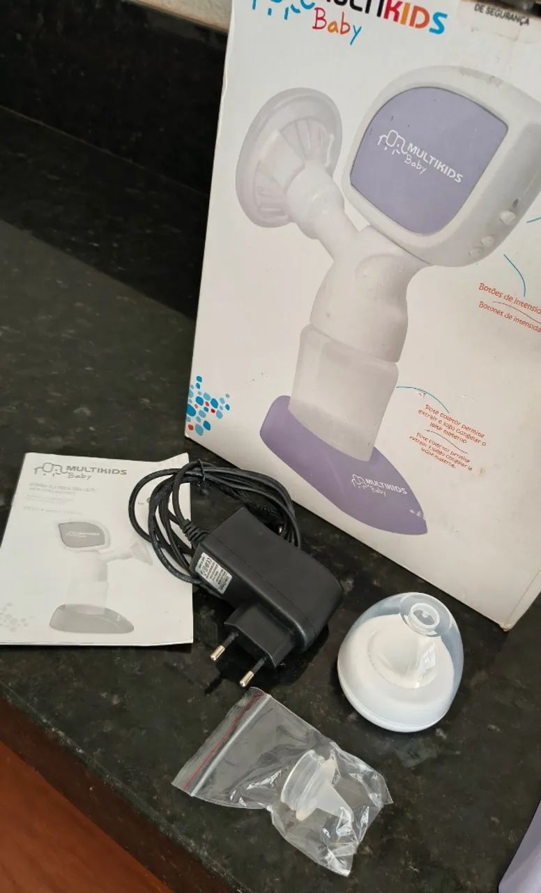 Bomba elétrica tira leite MultiKids Baby  - Foto 5