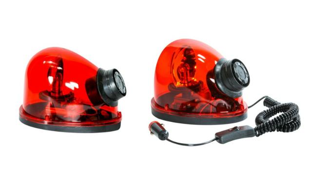 Giroflex Sinalizador Vermelho Luz Emergência 12v Com Sirene - Foto 2