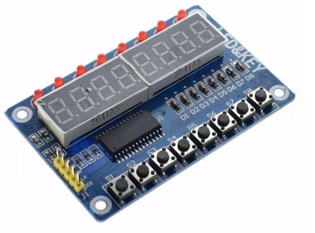 COD-AM57 Display Digital Led 8 Bits Vermelho Arduino Robotica Automação
