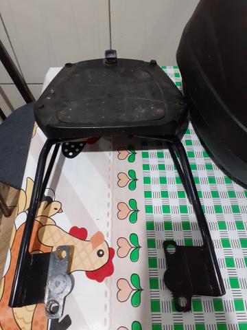 Vendo baú de moto protork com o suporte da cb300 semi novo - Foto 5