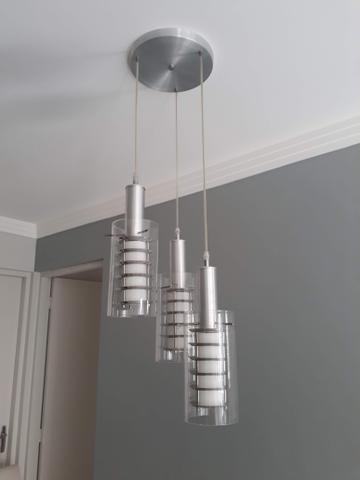 Lustre com 3 lâmpadas