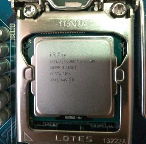 Kit I5 3570k + B75m-d3h