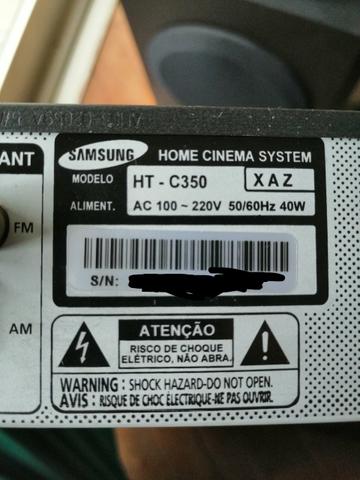 Home Theater Samsung HT-C350 - Preço excelente - Foto 4