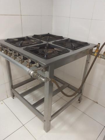 Fogao 4 bocas de inox - Foto 2