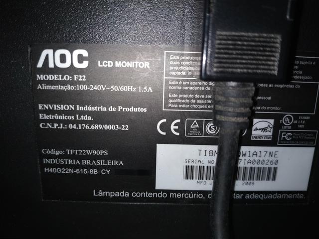 Monitor computador 21,5" - Foto 3