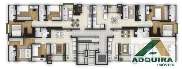 Apartamento com 2 quartos no Le Raffine Residence - Bairro Estrela em Ponta Grossa - Foto 3