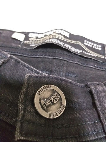 calça jeans masculina opera rock