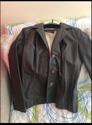 jaqueta couro original feminina