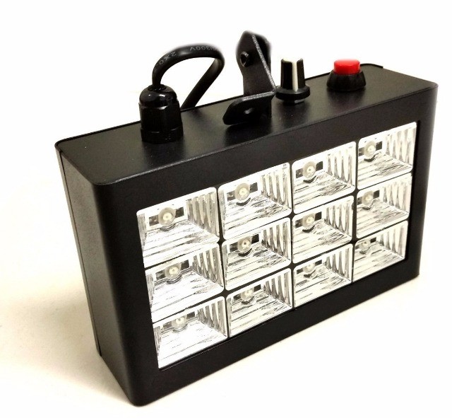 Strobo 12 leds Ritmico e Auto