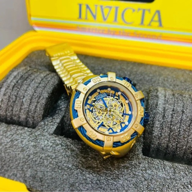 relogio invicta ouro