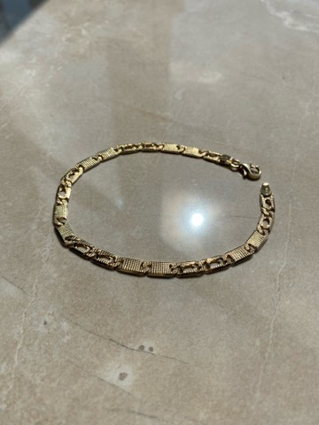 Pulseira Italiana em Ouro 18k Raridade  - Foto 2