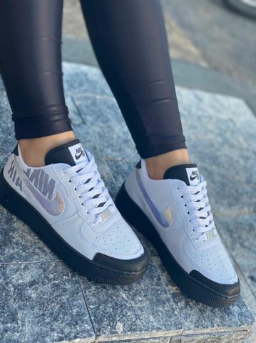 nike air force verde fluorescente