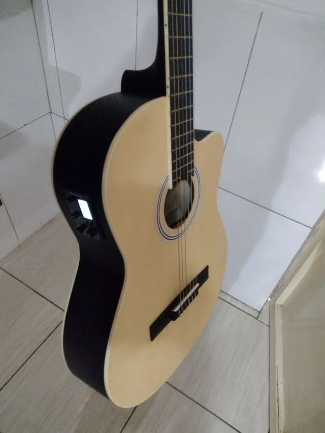 Violão Vogga elétrico Com Afinador Digital  - Foto 3