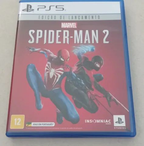 Jogo Homem Aranha 2 Para Ps5 Mídia Física Em Português