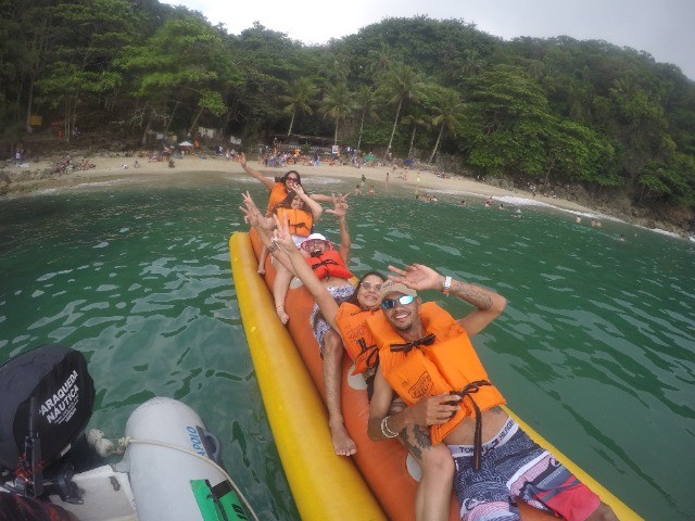 vende se ponto de passeio de barco e banana boat,  local praia do eden guaruja