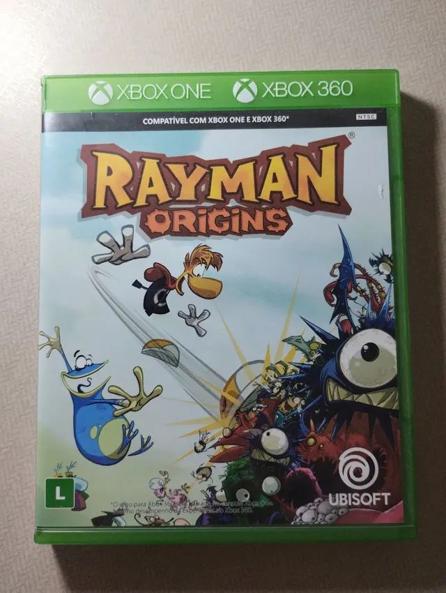 Jogo Xbox One/360 Infantil Rayman Origins Novo Mídia Física