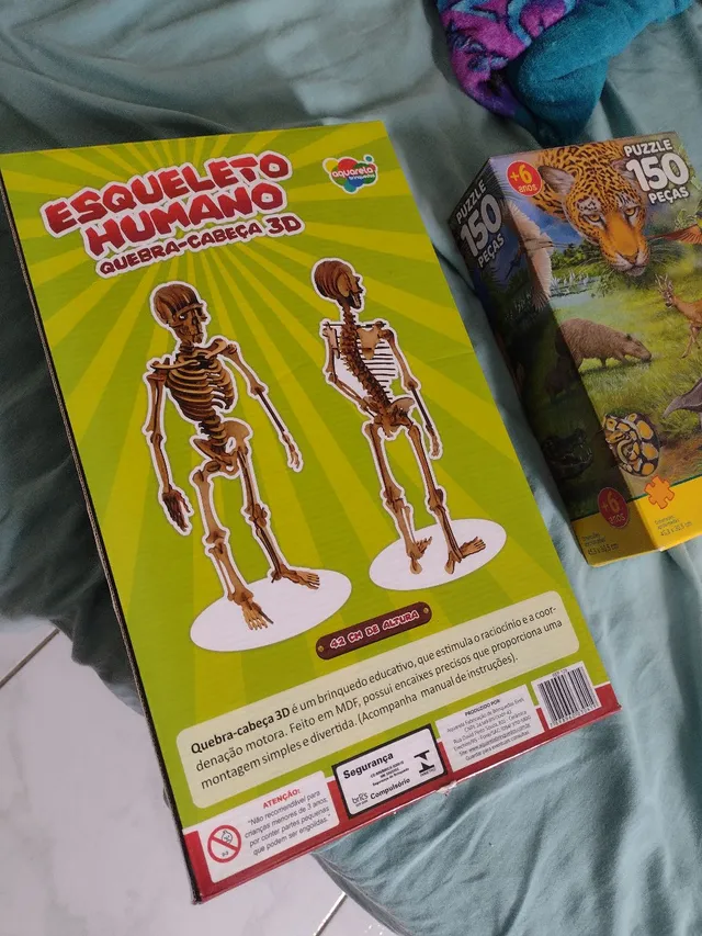 Compre Quebra-cabeça 3D - Dinossauro Braquiossauro, Pasiani - Pé de  Brincar