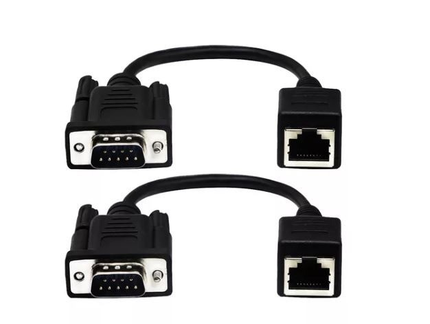 Vga F Video M Extender Para F Lan Cat5 Cat5e Cat6 Rj45