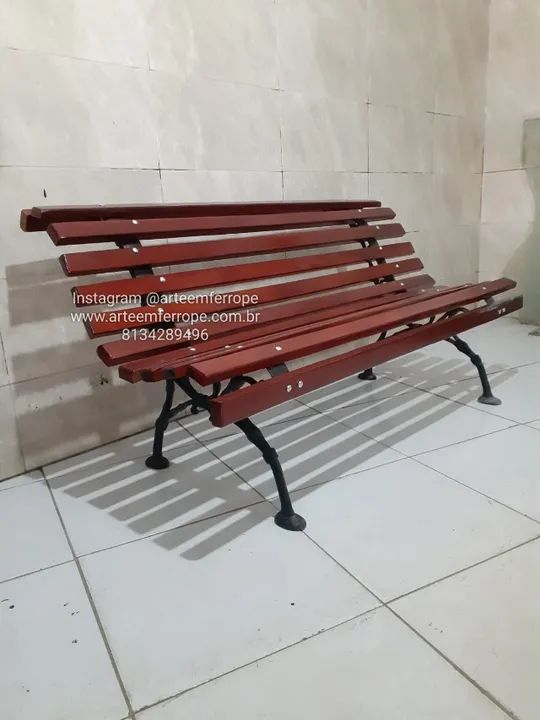 Banco de jardim - Arte em Ferro - Foto 3
