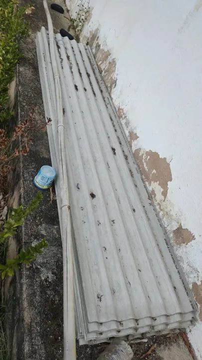 19 Telhas Fibrocimento Ondulada 50x244cm já Seladas