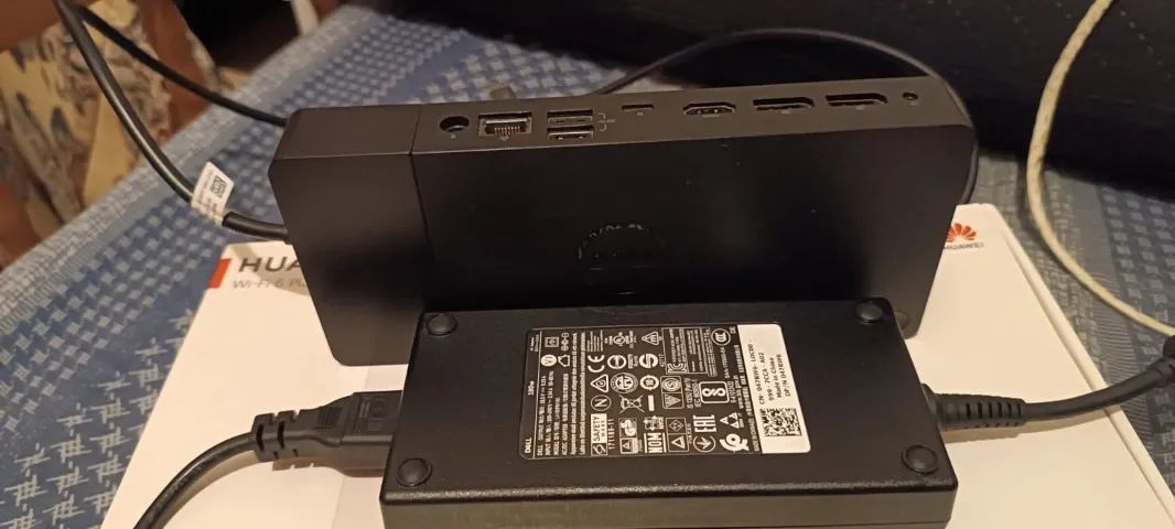 Dock Dell Wd19 USB-C - com fonte original - Foto 3