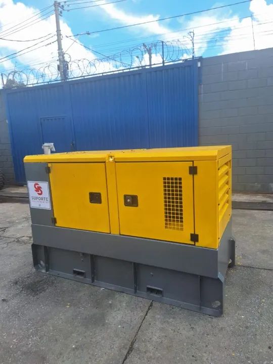 Gerador De Energia Atlas Copco 55KVA Cabinado Silenciado Ano 2012