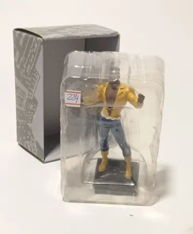 Miniatura Luke Cage Marvel Eaglemoss (caixa) - Foto 2