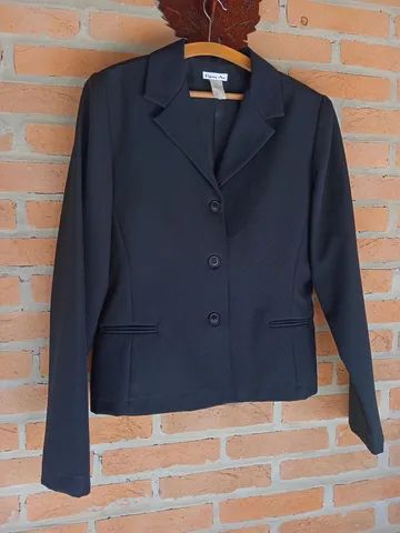 blazer alfaiataria preto pyong an