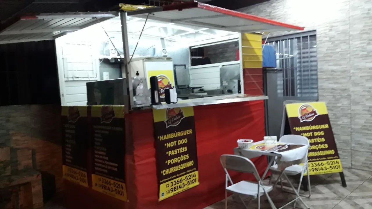 Leia a descrição: Trailer de Lanches Completo.