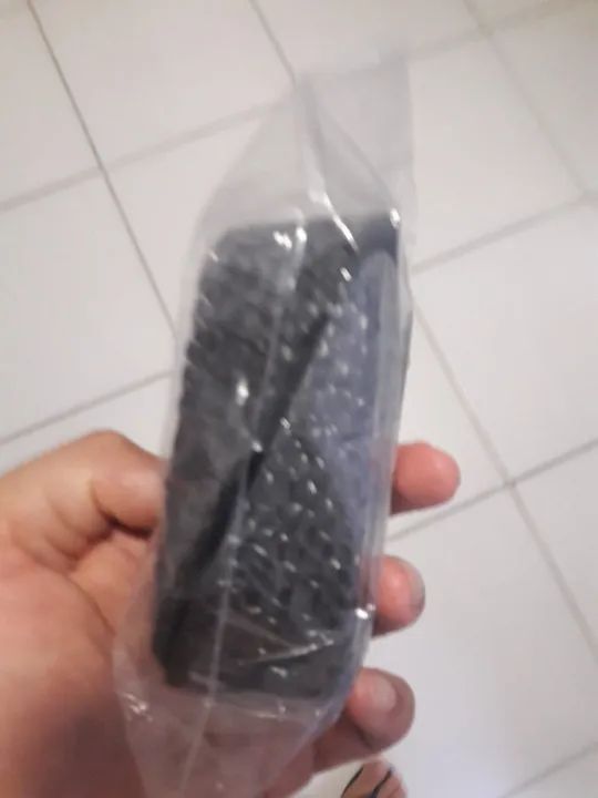 Par Meia Palmilha ortopédica - cor preta - Foto 3
