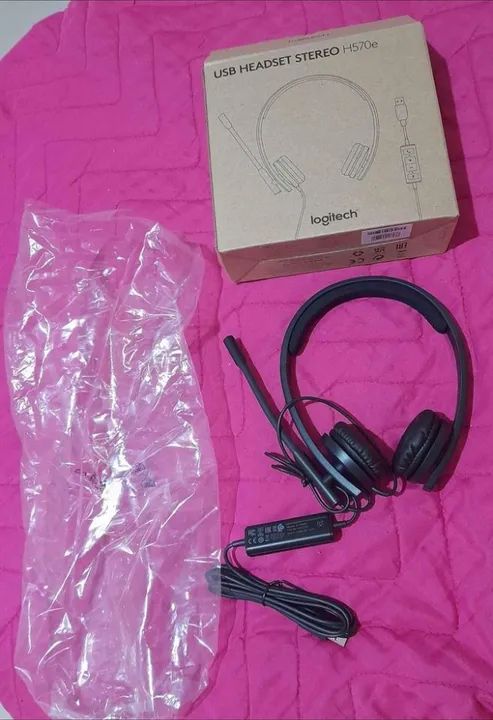Fone usb headset stereo H570e - Foto 2