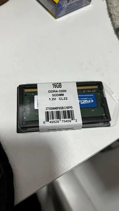 Memória Notebook Crucial 16GB DDR4 3200 Mhz - Foto 5