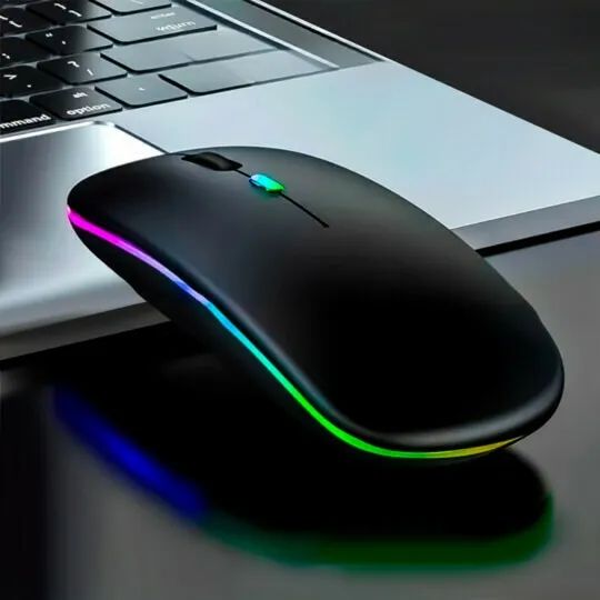 (NOVO) Mouse Recarregável RGB Knup KP-MU013 - Foto 2