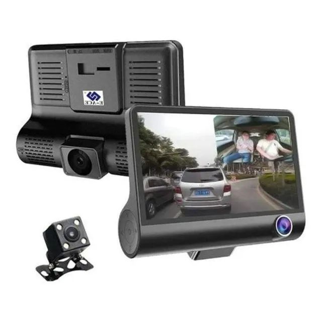 Kit Câmera Automotiva Com Monitor 4 Polegadas Tomate Mtm-340