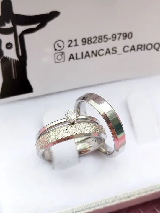 PAR DE ALIANÇAS COMPROMISSO  - Foto 4