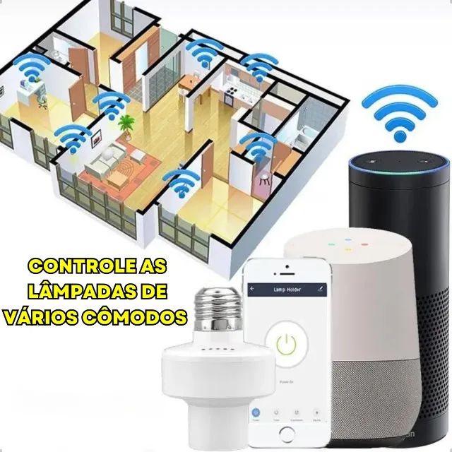 Soquete Wifi Bocal Inteligente Para Lâmpada E27 - Foto 2