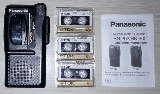 Gravador Panasonic RN-302 Microcassette Recorder