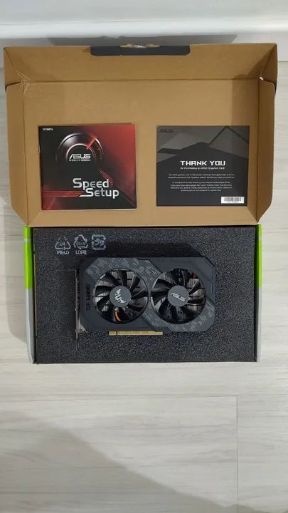 Placa de vídeo GTX 1650 Asus TUF 4G