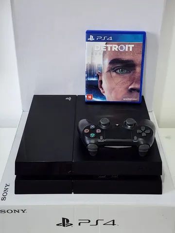 OFERTA - PS4 500GB + Garantia. Temos Loja Física! Brinde -Jogo (DETROID)