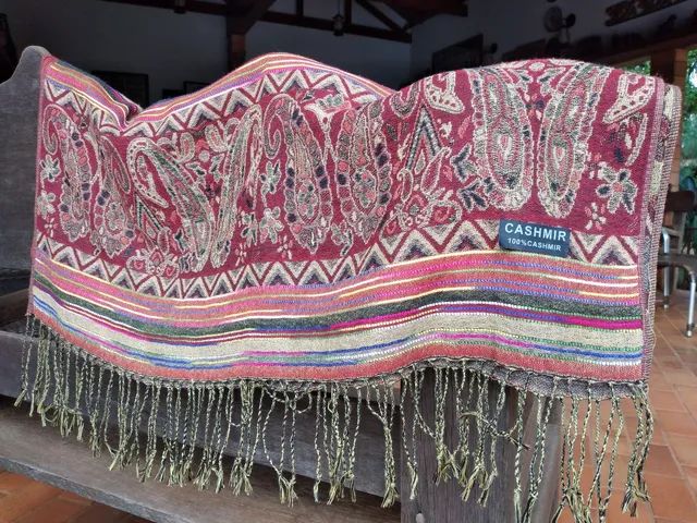 Xale Pashmina Indiano - Foto 4