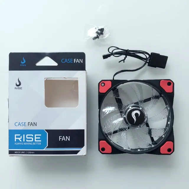 PRONTA ENTREGA | Cooler Fan Ventoinha 120mm Rise Mode Wind