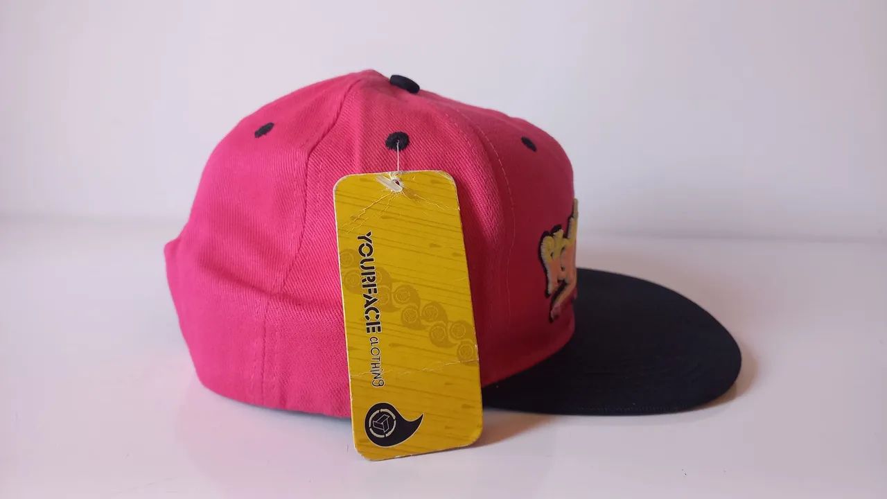 Boné Your Face Skatebords Rosa Logo Bordado - Foto 3