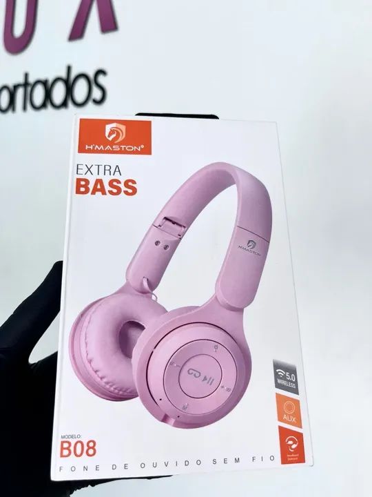 Fone headphone Bluetooth H?maston B08