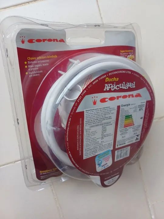 Ducha Corona Articulável 4 Temperaturas - Foto 2