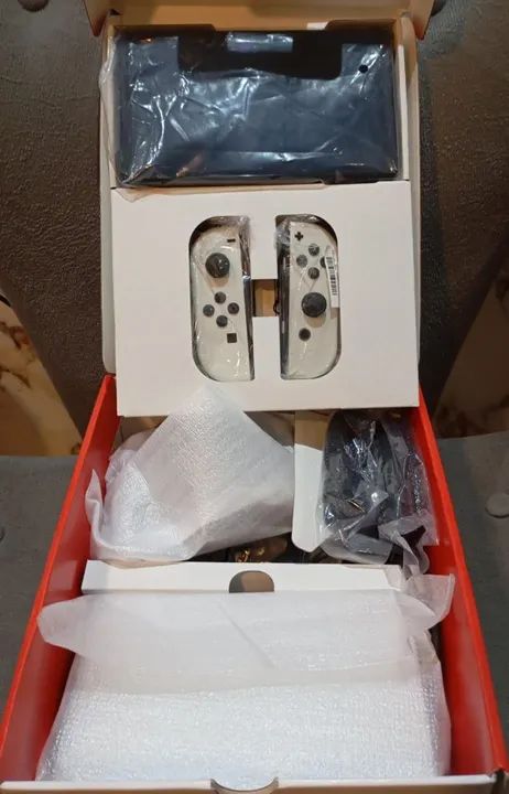 Nintendo switch OLED desbloqueado 256gb com jogos passo cartão até 12x com taxa  - Foto 2